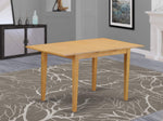 East West Furniture NFT-MAH-T Norfolk Dining Room Table - a Rectangle kitchen Table Top with Butterfly Leaf, 32x54 Inch, Mahogany