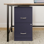 NuSparc 2 Drawer Locking Filing Cabinet | Pre-Assembled Steel Construction | Space-Saving Design is Perfect for Home and Small Office | Letter-Size | Assembled in North America