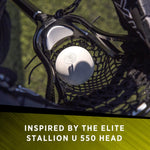 STX Lacrosse Stallion 200 A/M Boys Complete Stick , Black