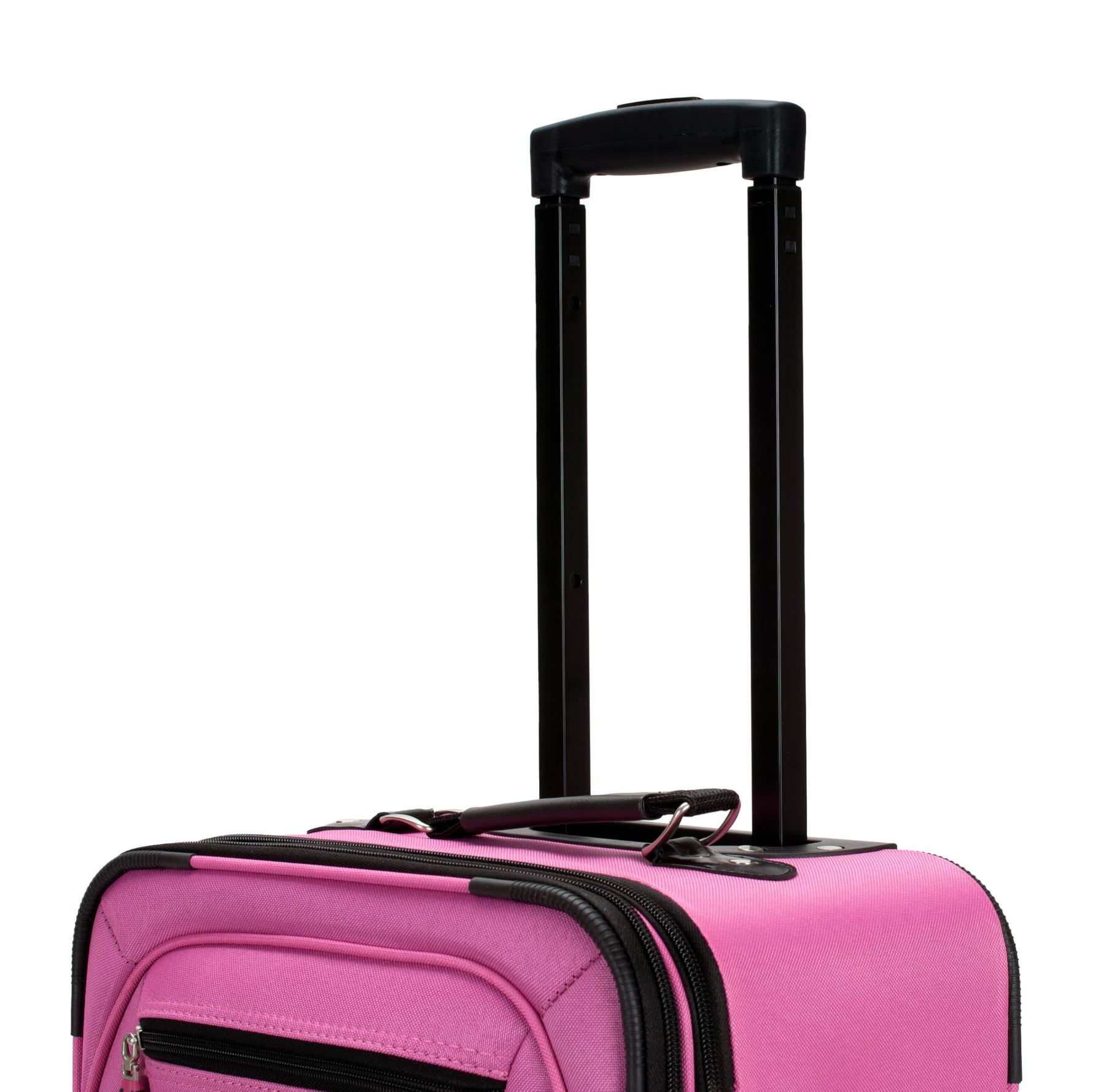 Rockland Pasadena Expandable Spinner Carry-on 19", Black