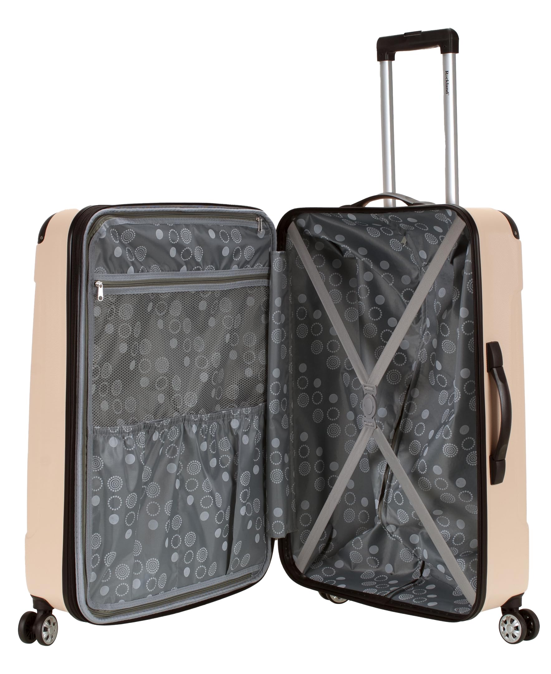 Rockland London Hardside Spinner Wheel Luggage, Carry-On 20", Mint