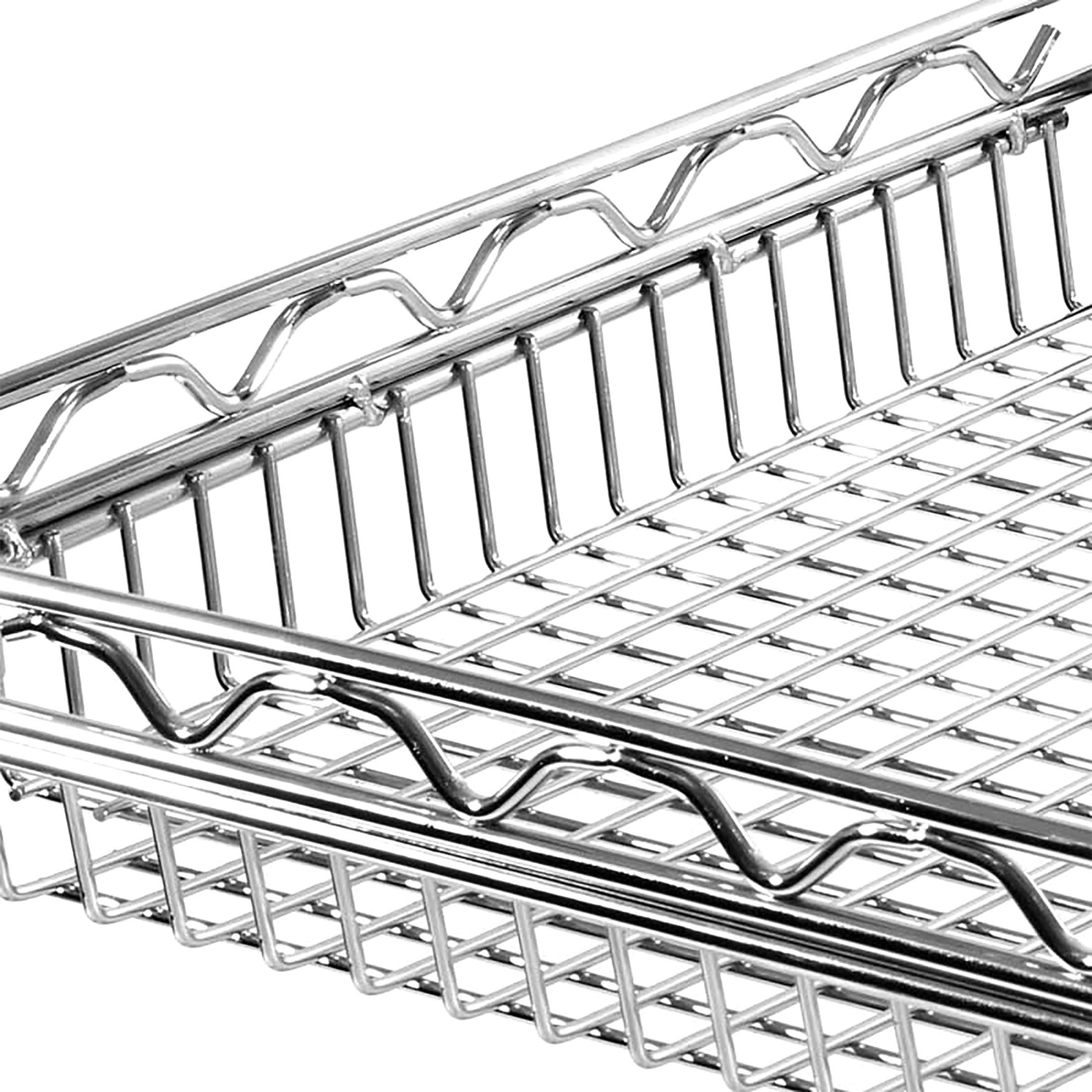 Seville Classics UltraDurable NSF Commercial Heavy Duty Metal Rolling Utility Cart, w/ Steel Shelves, Handle Bar for Restaurant, Garage, Warehouse, Kitchen, Office, Top Shelf (36"W x 18"D)