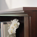 Sauder Miscellaneous Storage 5-Shelf/Book Shelf 2-Door Bookcase, Glacier Oak Finish