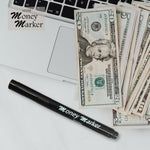 HVM Counterfeit Money Detector Pen (5 Counterfeit Pens) - Money Marker Bill Detector Pen with Upgraded Chisel Tip - Detect Fake Bills, Universal False Currency Checker Pack