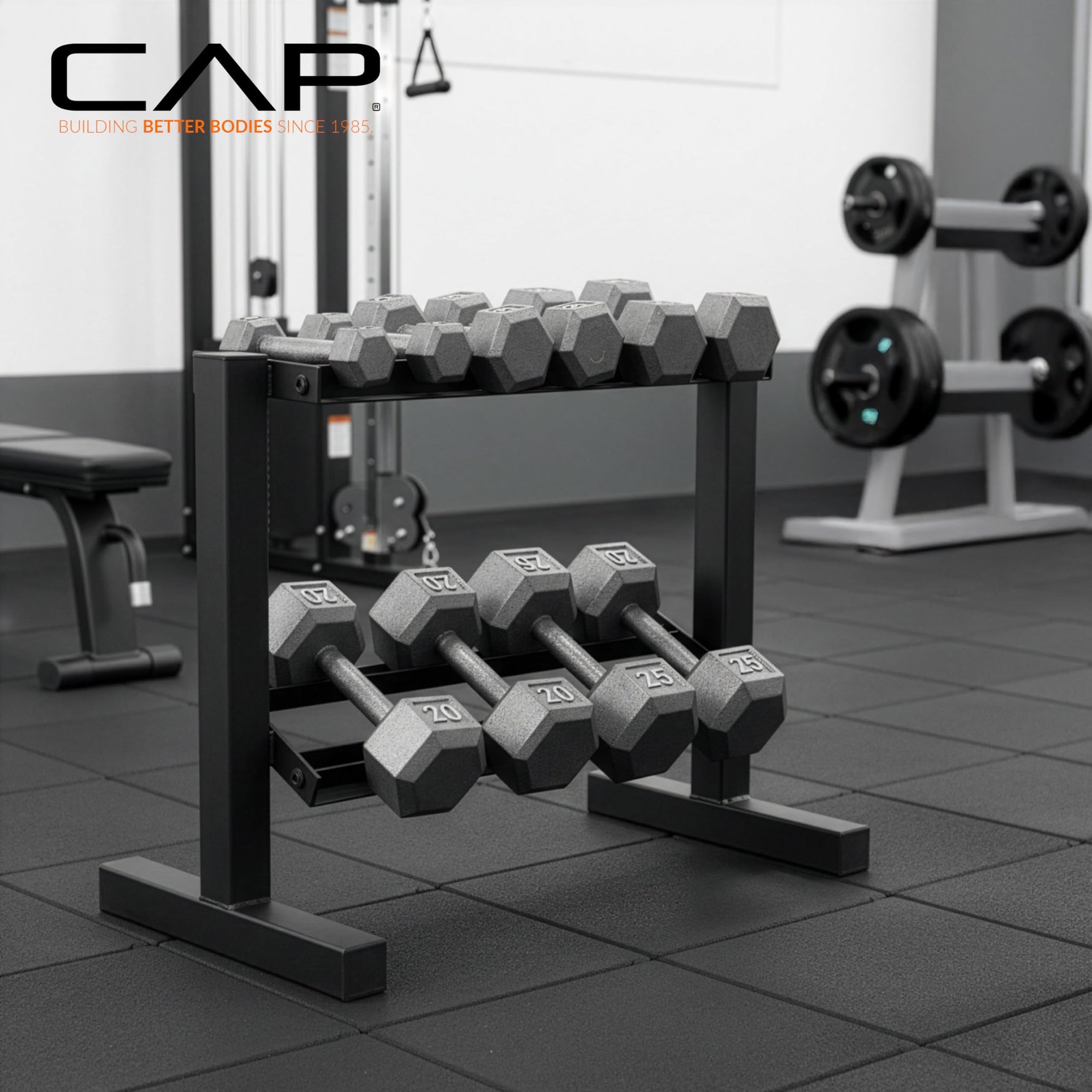 Cap Barbell Two Tier Dumbbell Rack