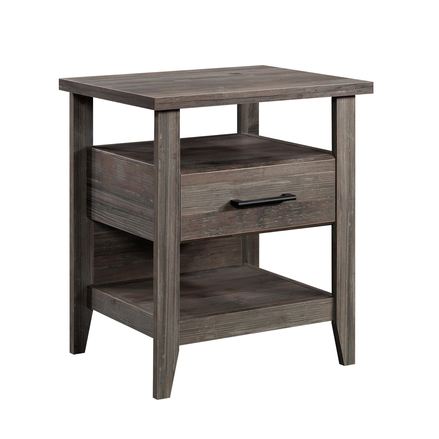 Sauder Summit Station Night Stand in Pebble Pine Finish