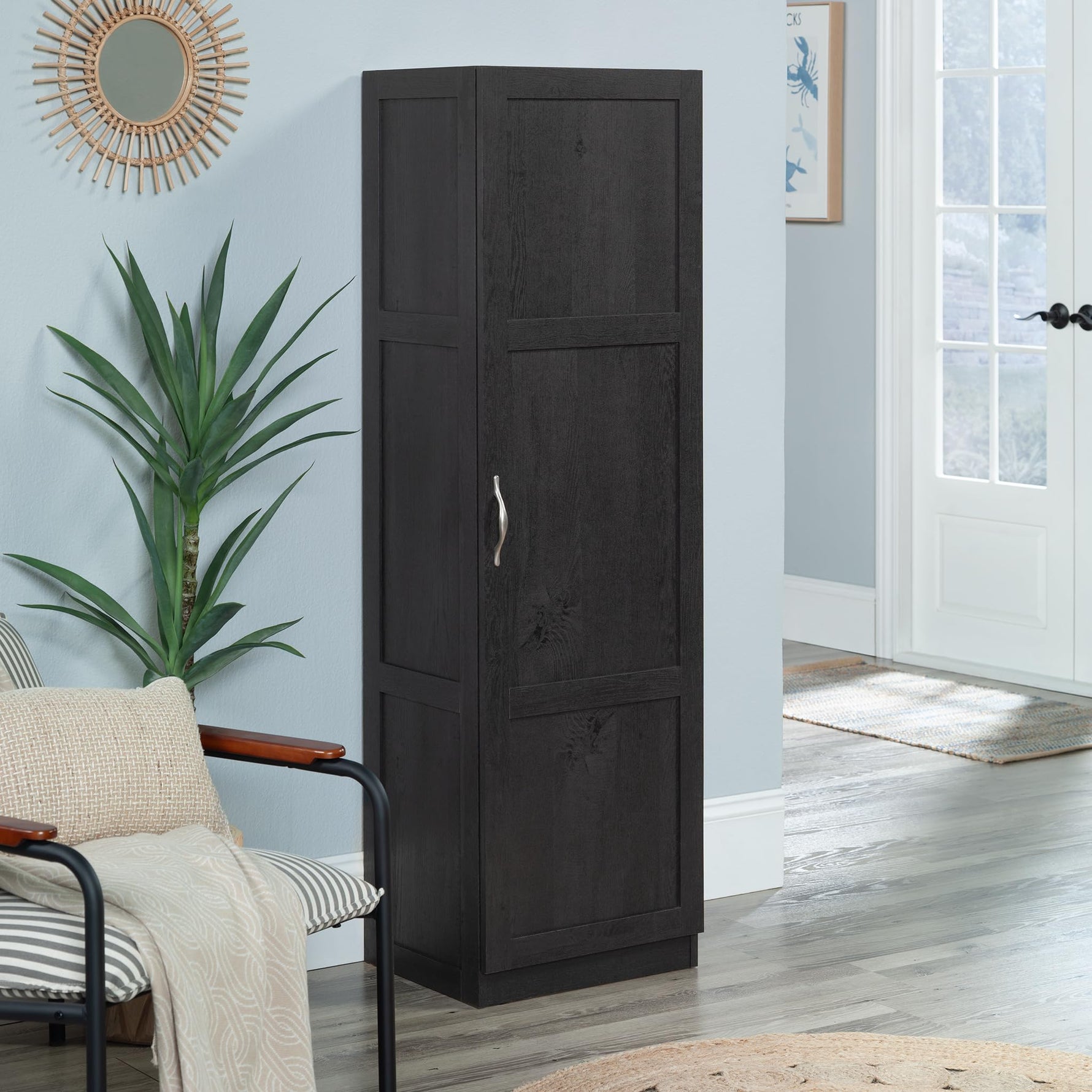 Sauder Miscellaneous Storage Cabinet/ Pantry cabinets, Highland Oak finish