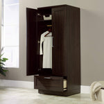 Sauder 411802 HomePlus Wardrobe/Storage Cabinet, L: 28.98" x W: 20.95" x H: 71.18", Sienna Oak finish