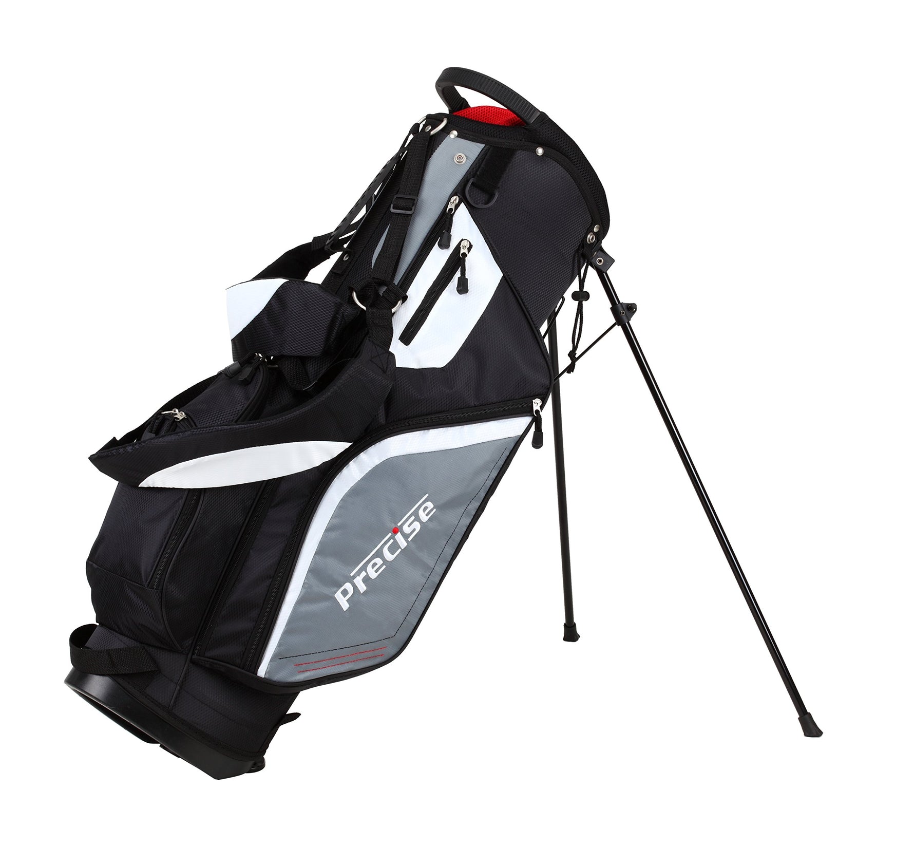 Precise M5 Men's Golf Set – 460cc Driver, Fairway Wood, Hybrid, 5-PW Irons, Putter & Stand Bag | Complete 14-Piece Golf Club Set - Right Hand Regular Size