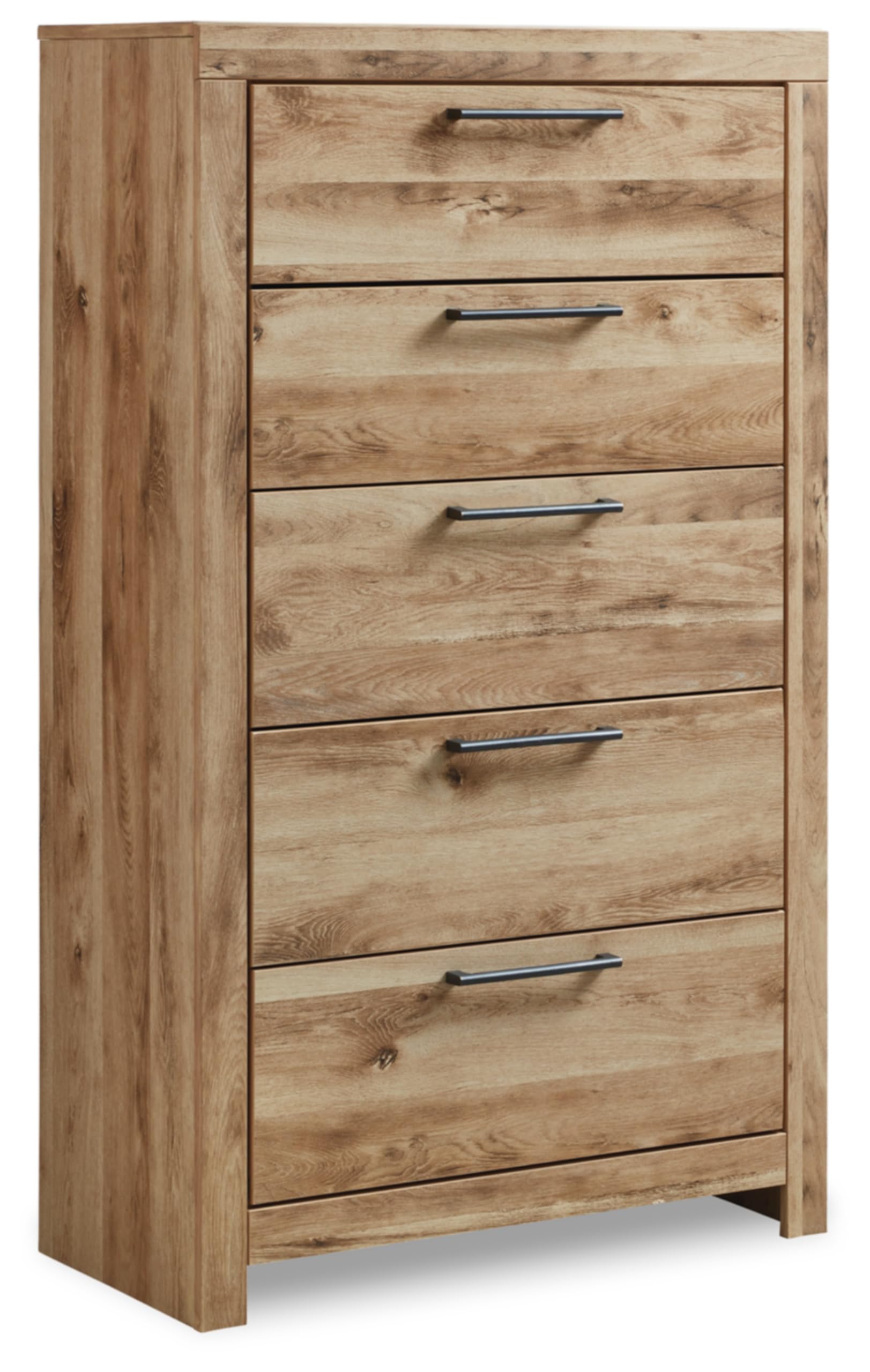 Signature Design by Ashley Cayboni Vintage 5 Drawer Wide Chest with Safety Stop for Bedroom, White