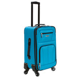 Rockland Pasadena Expandable Spinner Carry-on 19", Black
