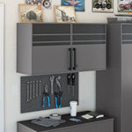 Systembuild Evolution Shelby 2 Door Storage Garage Wall Cabinet, Graphite