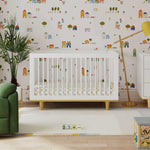 Davinci Marley 3-in-1 Convertible Crib in Walnut, Greenguard Gold and FSC® Certified