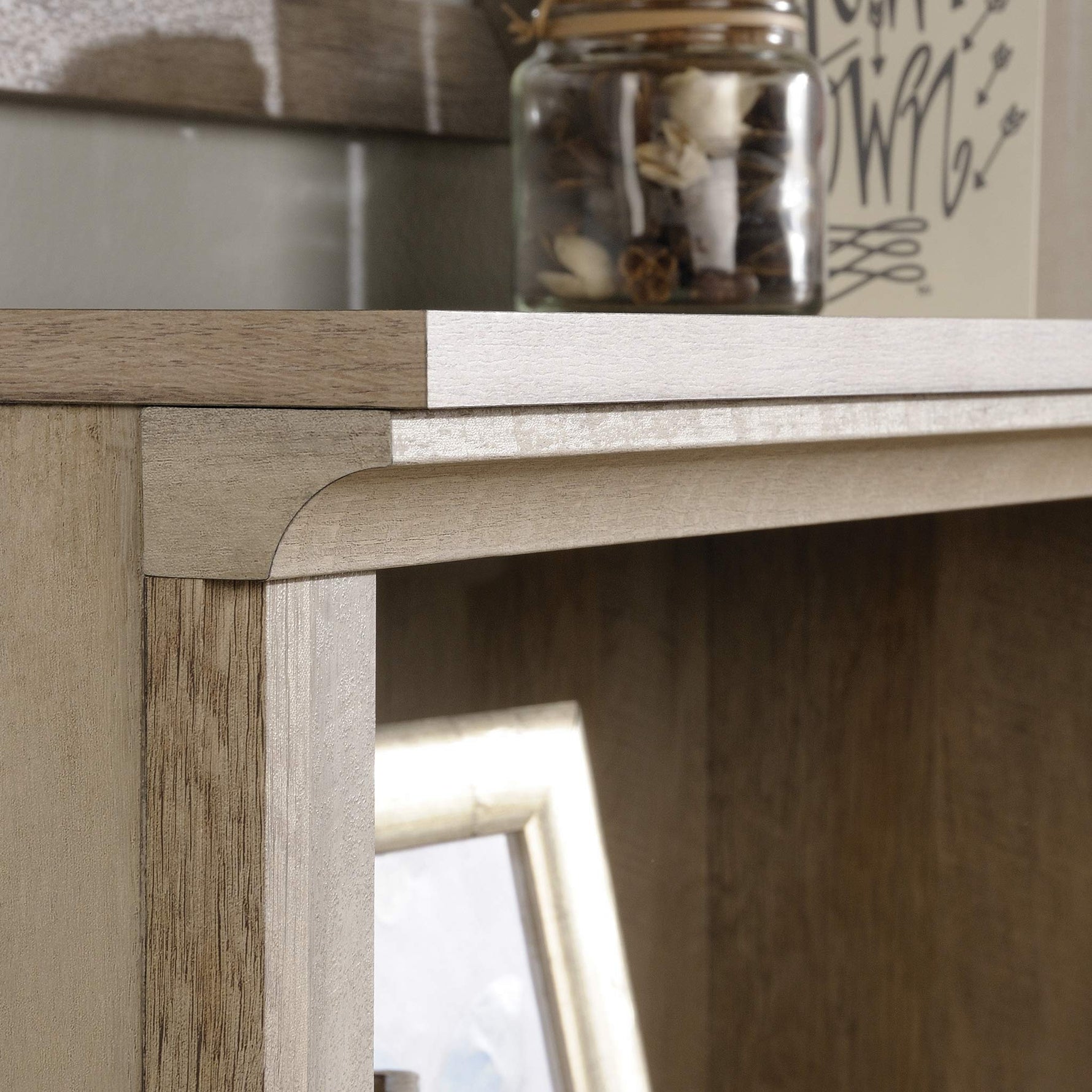 Sauder Miscellaneous Storage 3-Shelf Bookcase/ Book shelf, Oiled Oak finish