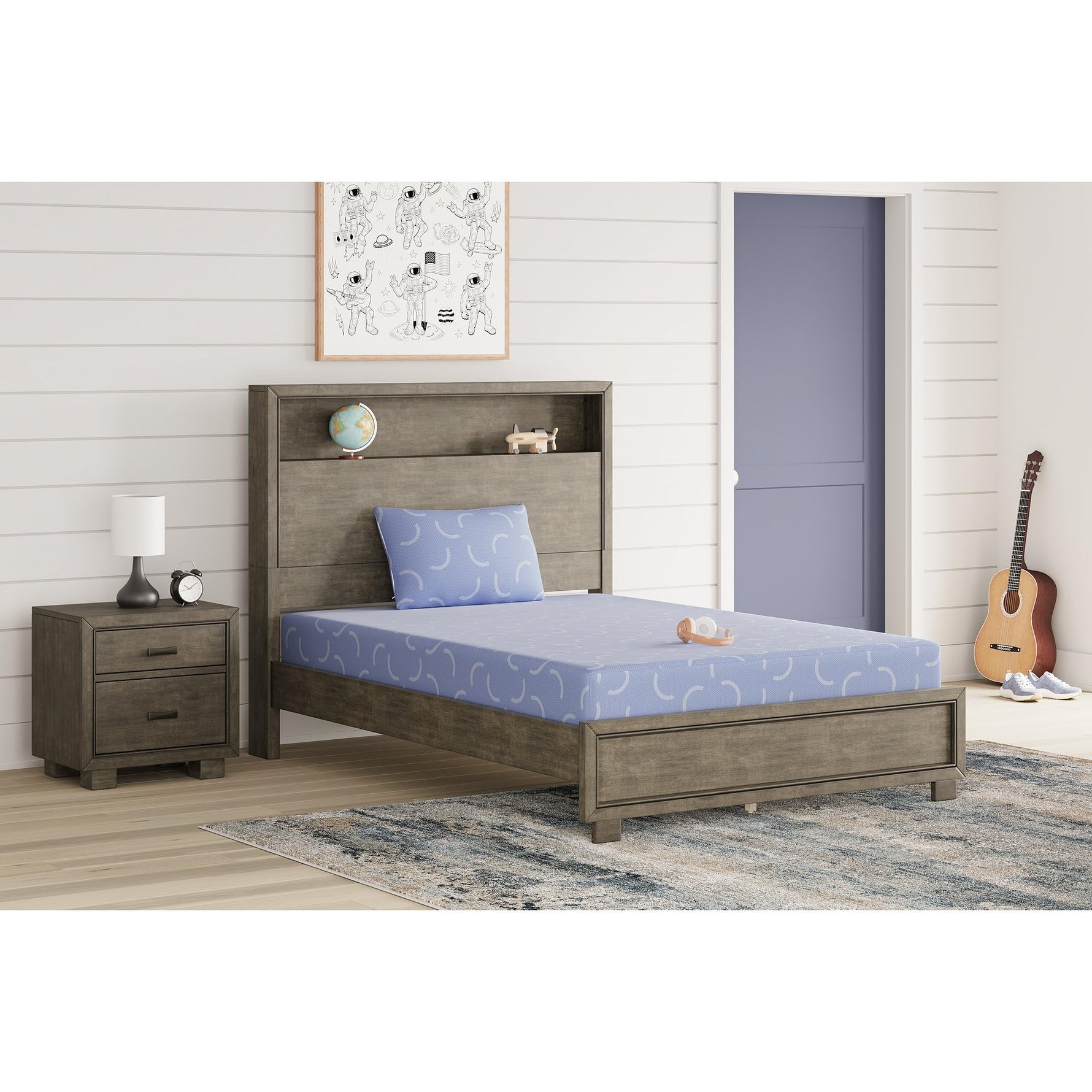 Signature Design by Ashley Chime Memory Foam 12" Full Mattress with Thick Memory and Support Foam for Pressure Relief, Fiberglass Free, Mattress In A Box