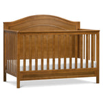 Davinci Charlie 4-in-1 Convertible Crib - GREENGUARD Gold Certified - Converts from Baby Crib to Toddler Bed, Daybed, and Full-Size Bed Effortlessly - 4 Adjustable Heights - Wooden White Baby Bed