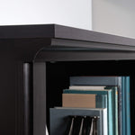 Sauder Miscellaneous Storage 5-Shelf/Book Shelf 2-Door Bookcase, Glacier Oak Finish