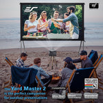 Elite Screens 120-INCH Projector Screen|Outdoor Indoor Movie Screens|16:9 Freestanding Portable Foldable ProjectionStand|Home Theater, OMS120H2
