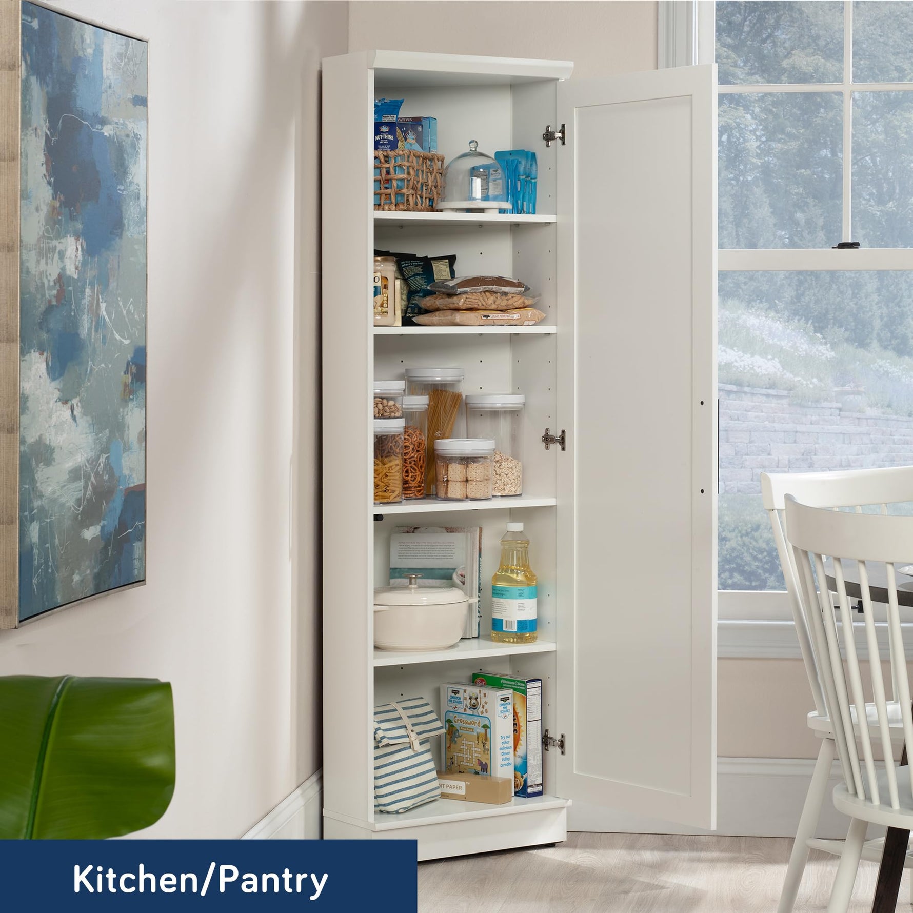 Sauder Homeplus Corner Cabinet, Dakota Oak Finish