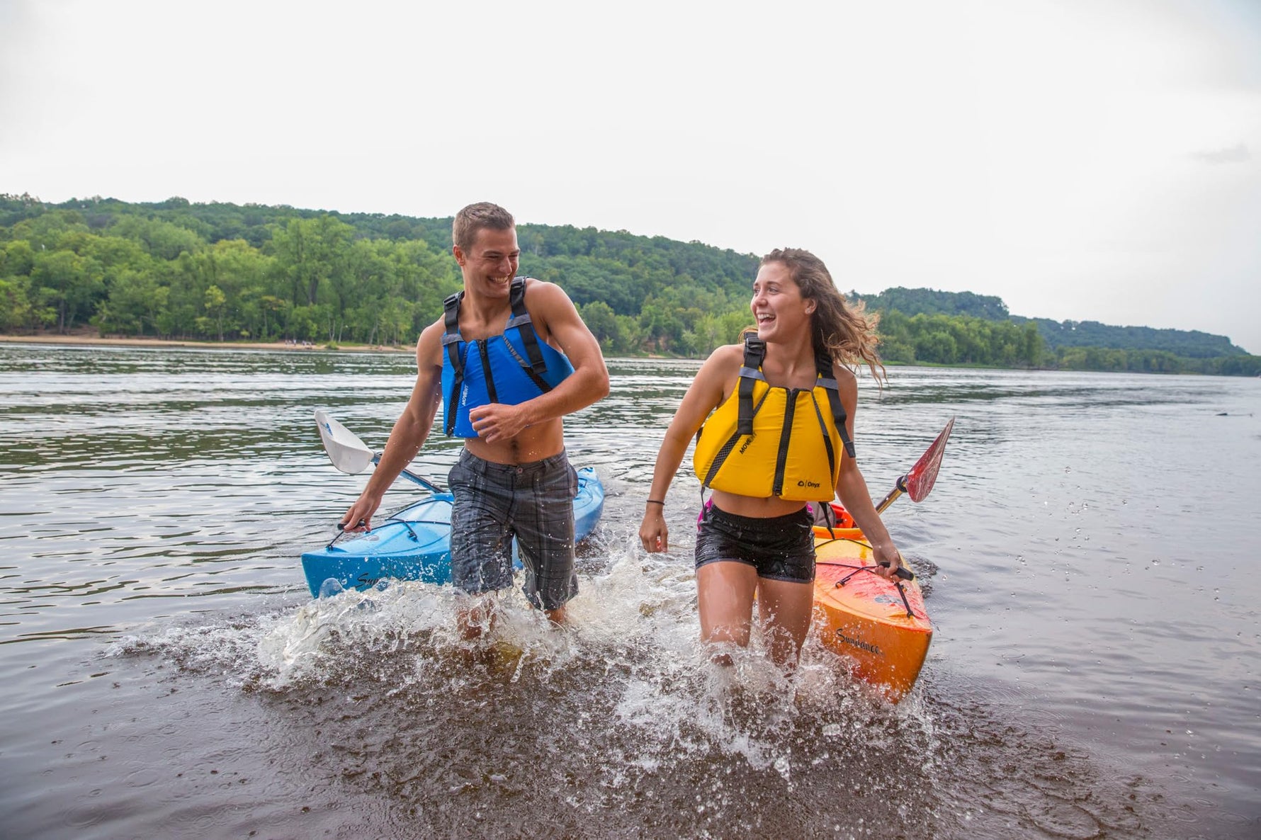 Onyx U.S. Coast Guard and Transport Canada Approved MoveVent Curve Paddle Vest For Adults For Kayaking, Canoeing, Stand Up Paddleboarding