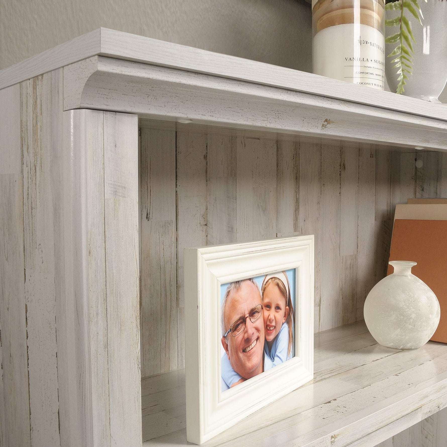 Sauder Miscellaneous Storage 3-Shelf Bookcase/ Book shelf, Oiled Oak finish