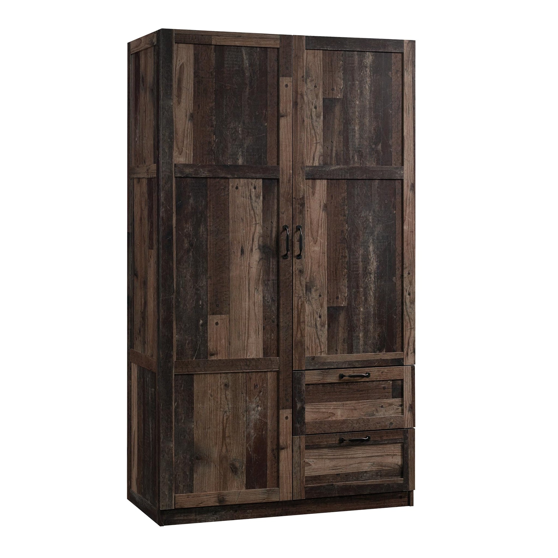 Sauder Miscellaneous Storage Wardrobe/Storage Cabinet/Pantry Cabinet, Reclaimed Pine Finish | Miscellaneous Storage