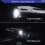 Cygolite Metro 1100 Pro Lumen Bike Light, USB Rechargeable, Secure Hard Mount, Night & Daytime Modes, Compact, Durable, IP67 Waterproof; Road, Mountain, Commuter Bicycles