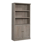 Sauder Miscellaneous Storage 5-Shelf/Book Shelf 2-Door Bookcase, Glacier Oak Finish
