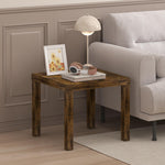 Furinno Classic Homey Square Parsons Side End Table, 1-Pack, Black