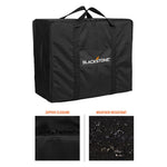 BLACKSTONE 1723 22” Tabletop Griddle Carry Bag, Heavy Duty, Weather Resistant, Griddle Cover, Black. Fits Griddles Without Hoods or Hard Covers.