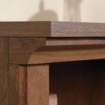 Sauder 2 Tier Book Shelf Wooden Bookcase Multipurpose Bookshelf for Home Office, Living Room, in Salt Oak