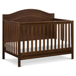 Davinci Charlie 4-in-1 Convertible Crib - GREENGUARD Gold Certified - Converts from Baby Crib to Toddler Bed, Daybed, and Full-Size Bed Effortlessly - 4 Adjustable Heights - Wooden White Baby Bed
