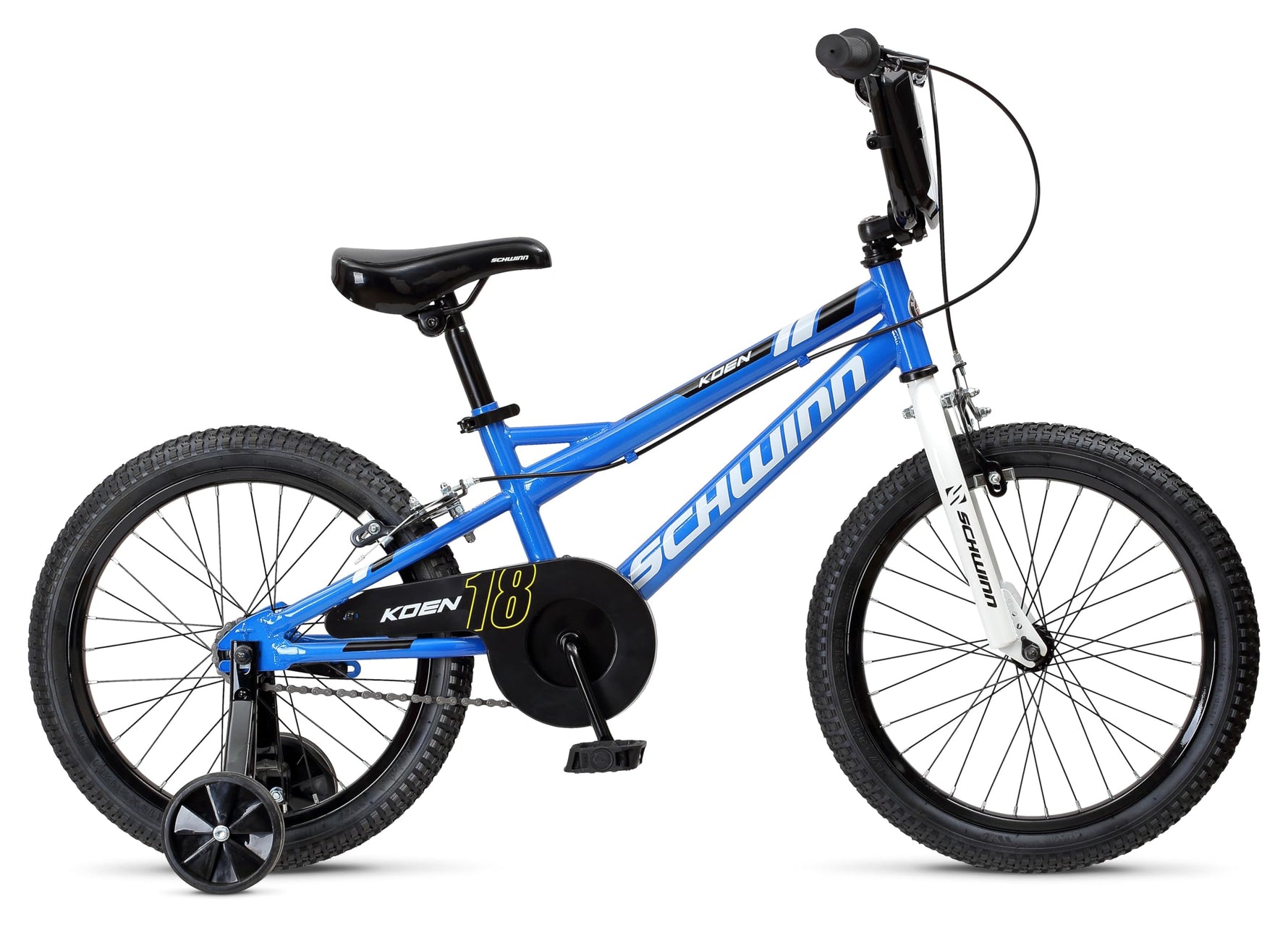 Schwinn Koen Bike, 16 Inch Bike for Kids Ages 3-7, SmartStart Ergonomic Design for Kids, Adjustable Seat Grows with your Child, Rear Coaster Brake and Front Caliper Brake, Training Bicycle
