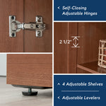 Sauder HomePlus Storage Cabinet/ Pantry cabinets, Dakota Oak finish