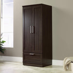 Sauder 411802 HomePlus Wardrobe/Storage Cabinet, L: 28.98" x W: 20.95" x H: 71.18", Sienna Oak finish