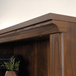 Sauder 5-Shelf Split Bookcase/ Book shelf, Oiled Oak finish