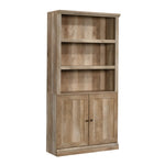 Sauder Miscellaneous Storage 5-Shelf/Book Shelf 2-Door Bookcase, Glacier Oak Finish