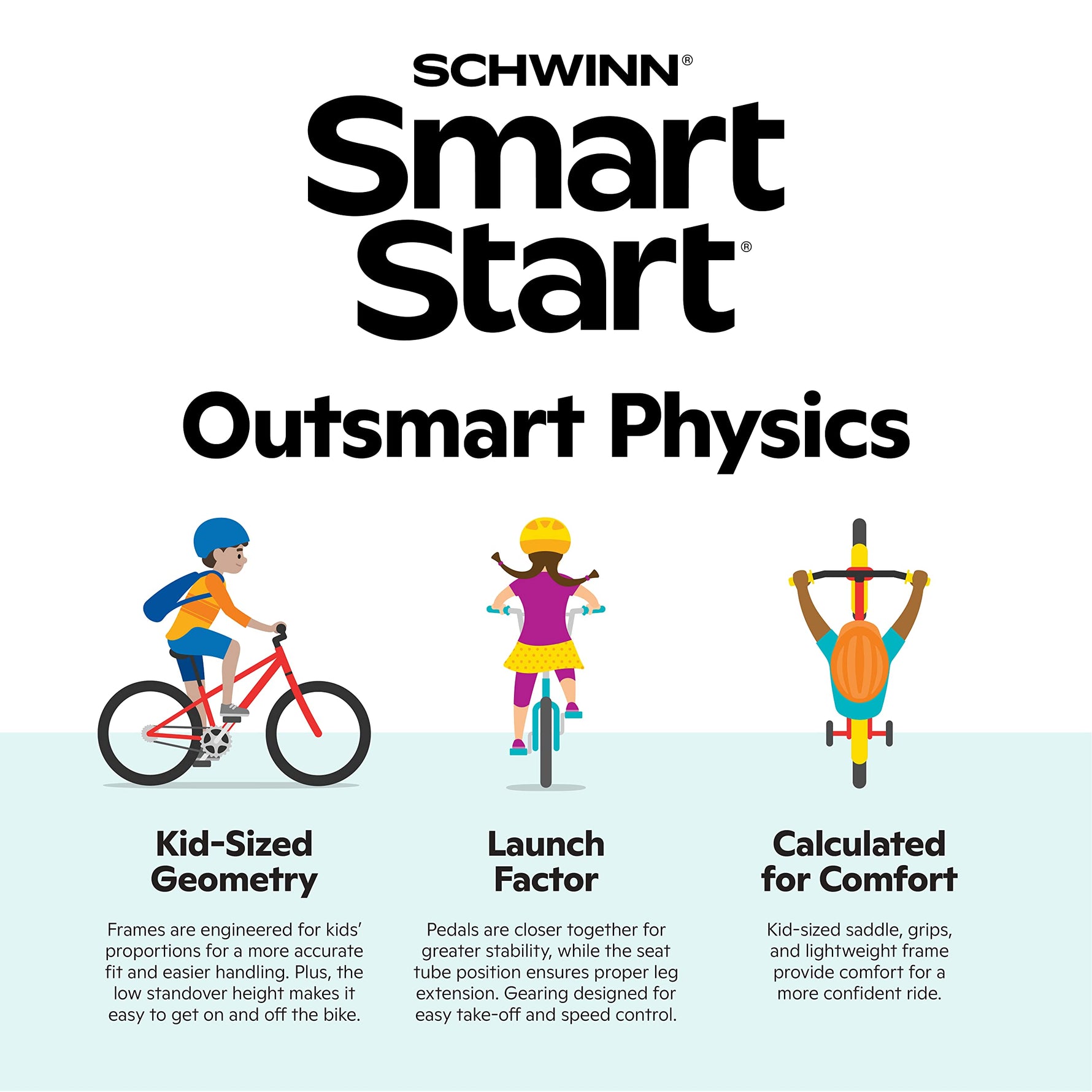 Schwinn Koen Bike, 16 Inch Bike for Kids Ages 3-7, SmartStart Ergonomic Design for Kids, Adjustable Seat Grows with your Child, Rear Coaster Brake and Front Caliper Brake, Training Bicycle