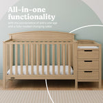 Graco Benton 5-in-1 Convertible Crib – GREENGUARD Gold Certified, Converts from Baby Crib to Toddler Bed, Daybed and Full-Size Bed, Fits Standard Full-Size Crib Mattress (White)