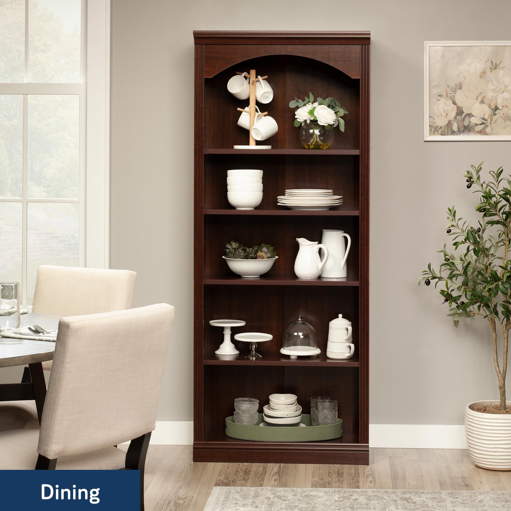 Sauder Miscellaneous Storage Bookcase, Sindoori Mango Finish