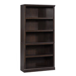 Sauder 5-Shelf Split Bookcase/ Book shelf, Oiled Oak finish