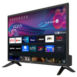 Supersonic SC-2426SDVD 24-inch LED Smart HDTV w/DVD Player, ATSC & NTSC System, 3X HDMI, 1080p, WiFi, USB, Multi Language OSD, AC/DC Compatible for Home, Kitchen, or RV Camper, DC Car Cord Included