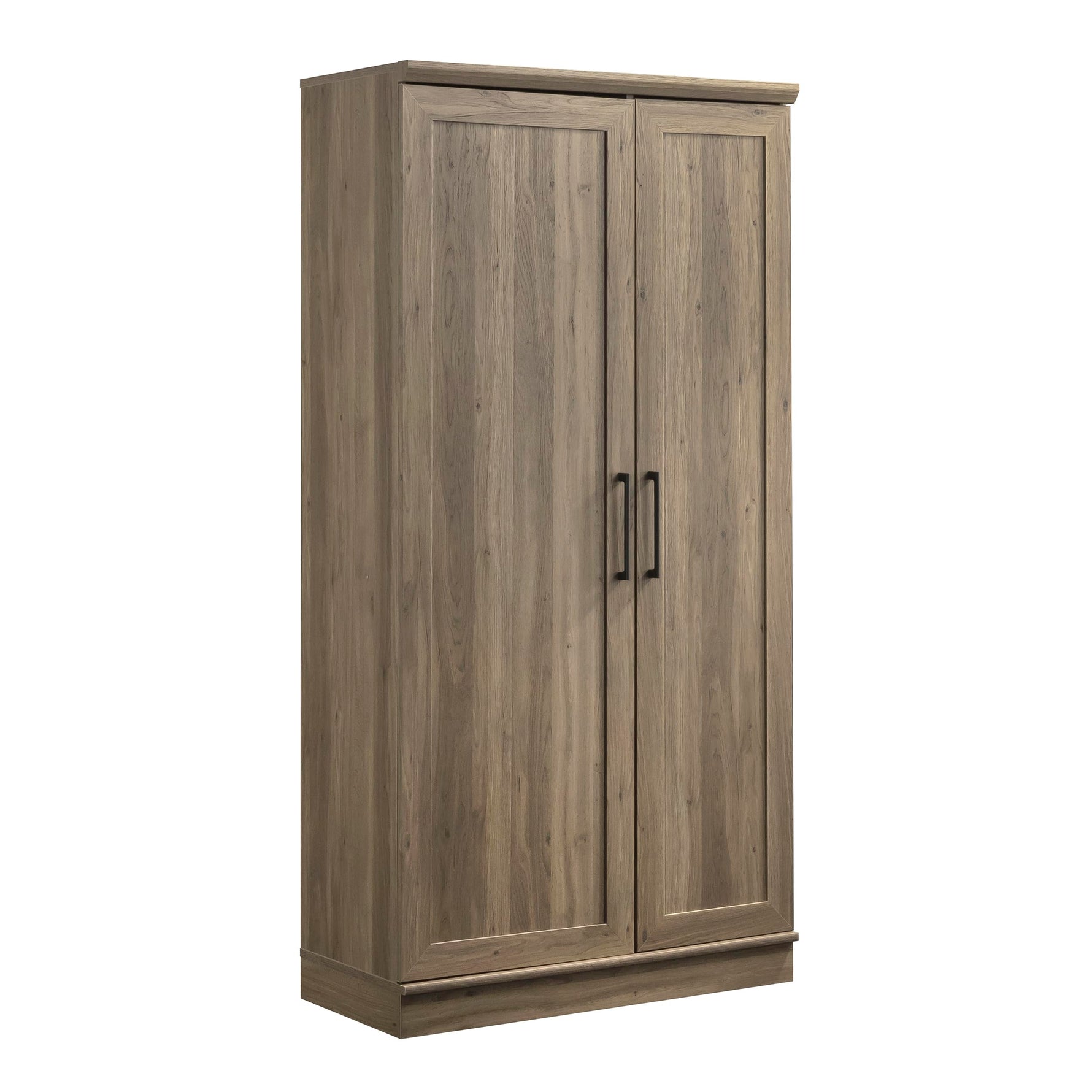 Sauder HomePlus Kitchen Storage Pantry Cabinet with Swing Door Storage and Adjustable Shelves, in Soft White finish