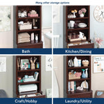 Sauder Miscellaneous Storage Library, in a Select Cherry Finish