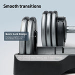 Nordictrack 55 lb Select-a-Weight Dumbbell Pair