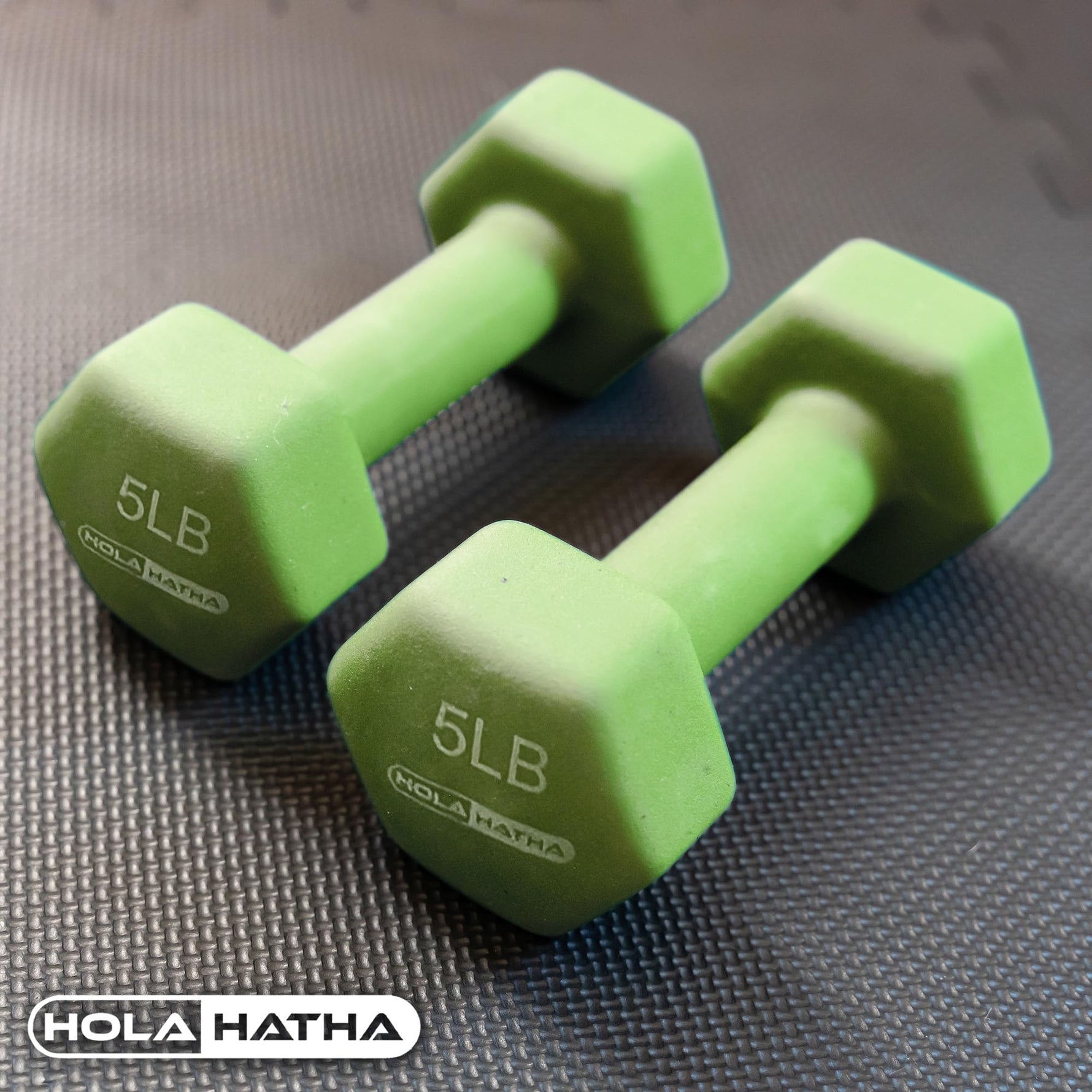 HolaHatha Neoprene Dumbbell Weights Set w/ Rack, Home Gym Equipment, 146 Lbs, Multicolor - Portable Weighted Exercise Dumbbells for Fitness, Training, and Lifting Workouts