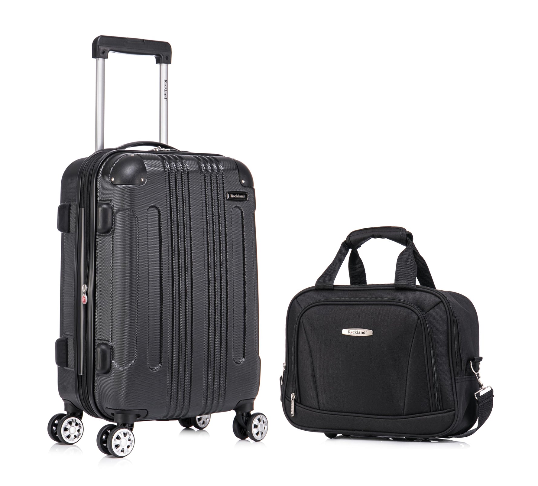 Rockland London Hardside Spinner Wheel Luggage, Carry-On 20", Mint