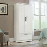 Sauder 411802 HomePlus Wardrobe/Storage Cabinet, L: 28.98" x W: 20.95" x H: 71.18", Sienna Oak finish