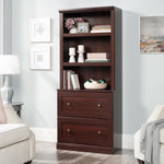 Sauder Miscellaneous Storage Library, in a Select Cherry Finish