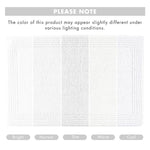 Madison Park Splendor Reversible 100% Cotton Tufted Bathroom Rug-3000 GSM Hotel Quality Luxurious Plush Medium Pile Bath Mat Absorbent, Quick Dry, Shower Room Décor, 21x34, White